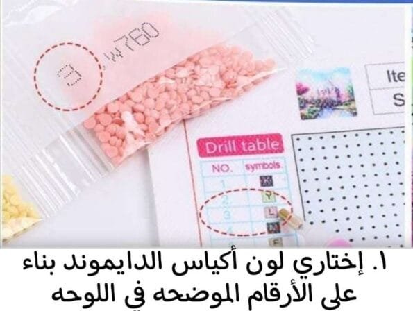 كيف الرسم بالماس