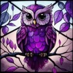 5D Painting Diamond Owl Full Round Drill 40*40 لوحه البومة رسم بالماس