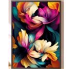 5d Diamond painting colored Feather full round drill 30*40 لوحة الريش رسم بالماس