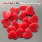Heart wax for Diamond painting 5 pices شمع القلوب للوحات الدايموند بينتيج