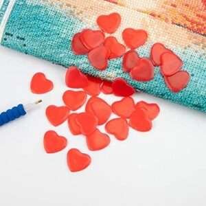 Heart wax for Diamond painting 5 pices شمع القلوب للوحات الدايموند بينتيج