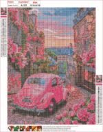 ⁦5d Diamond painting Egypt car full round ab drill 35*45 لوحة ماسية السيارة⁩ - الصورة ⁦2⁩