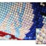 5d Diamond Painting Boshra Circle Frozen carton clock full round AB drill 45*45ساعة دائريه فروزن كرتون الرسم بالماس