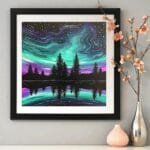 5d Diamond Painting Boshra - night full round drill 30*30 لوحة الليل رسم بالماس