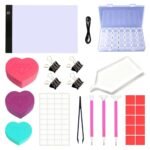 Boshra Diamond Painting Tools 5D DIY Diamond Painting Accessories Diamond 51 Tool Kits for Adults or Kids ادوات الرسم بالماس بشري 51 قطعه