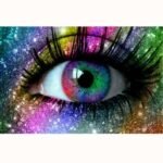 5d Diamond painting Eye full round drill لوحةالعين رسم بالماس