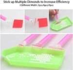 Point Drill Embroidery 3, 6, 9 Multiplacer 5D DIY Painting Tools Pen Glue Tray Mosaic اقلام مزدوجه لتحمل اكتر من ماسه 3 و 6 و 9 