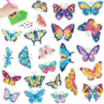 5d Diamond painting stickers Butterfly  إستيكرات شكل الفراشات رسم بالماس