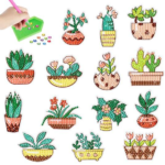5d Diamond painting plants stickers إستيكرات نباتات رسم بالماس