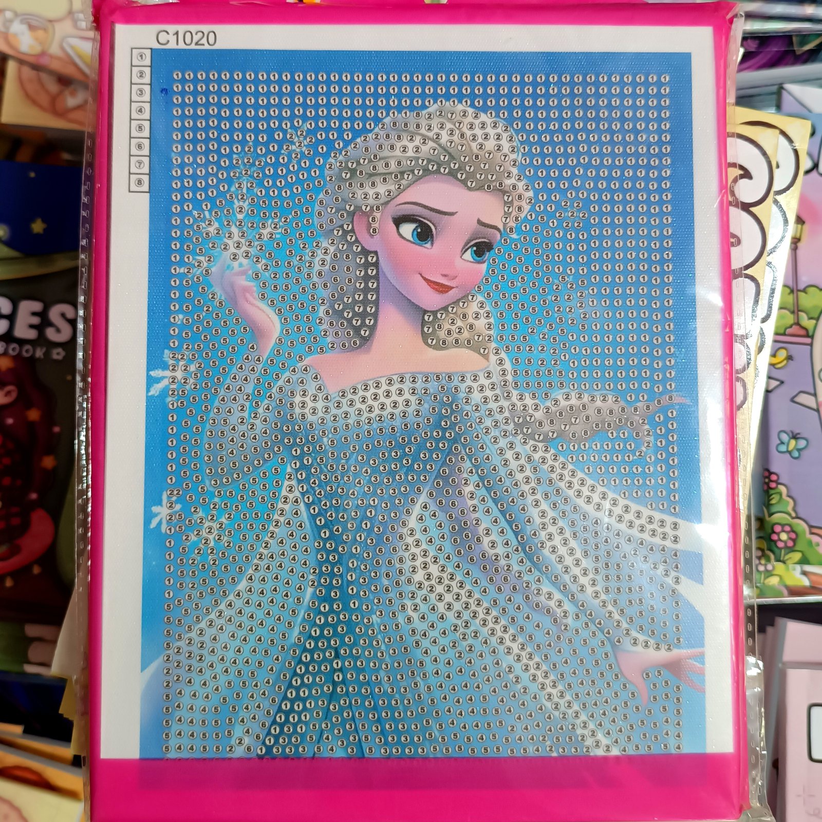 IMG_20260718_131849 5d Diamond Painting Egypt girl Round drill with frame17*22 لوحة ماسيه البنوته لوحات ماسية مع إيطار - الصورة 1