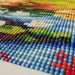 Stainless Steel Diamond Painting Ruler for DIY Sewing Embroidery Patchwork مسطره استنلس ستيل لتنظيم الماسات - الصورة 4
