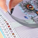 Stainless Steel Diamond Painting Ruler for DIY Sewing Embroidery Patchwork مسطره استنلس ستيل لتنظيم الماسات - الصورة 3