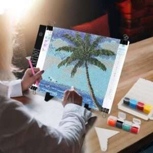 Diamond painting A4 LED Drawing Tablet Digital Graphics Pad USB LED Light Box البورد المضئ لإضاءة لوحات الدايموند بينتيج