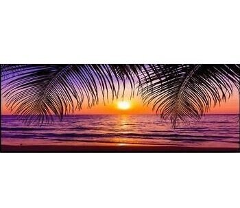 5d sunrise Full Round Drill Diamond Painting Egypt 30*80 لوحة الغروب رسم بالماس
