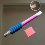 Point Drill Embroidery 1 Multiplacer 5D DIY Painting Pen Glue Antispilt قلم مزدوج لتحمل أكثر من ماسه مع مانع إنزلاق وشمعه