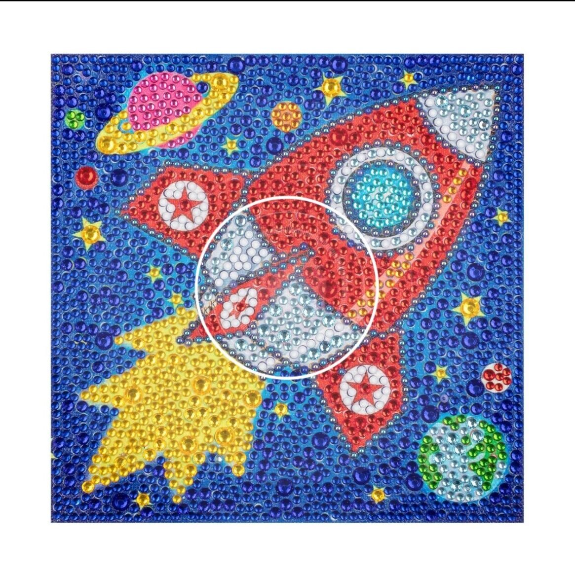 Screenshot_20250706_193353_com.alibaba.wireless diamond painting Kids Rocket crystal Full Drill 18*18 لوحة الصاروخ الرسم بالماس للأطفال دايموند كريستال - الصورة 1