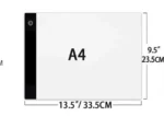 Diamond painting A4 LED Drawing Tablet Digital Graphics Pad USB LED Light Box البورد المضئ لإضاءة لوحات الدايموند بينتيج