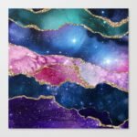 5d Diamond Painting Boshra -Marble full Round AB drill 30*30 لوحة الرخامي رسم بالماس دايموند