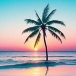 5d Diamond Painting Boshra sunset full round AB drill 30*30 لوحة الرسم بالماس الغروب