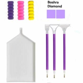 Boshra performed Diamond Painting Tools 5D DIY Diamond Painting Accessories Diamond 9  إنجاز للرسم بالماس  قطعه