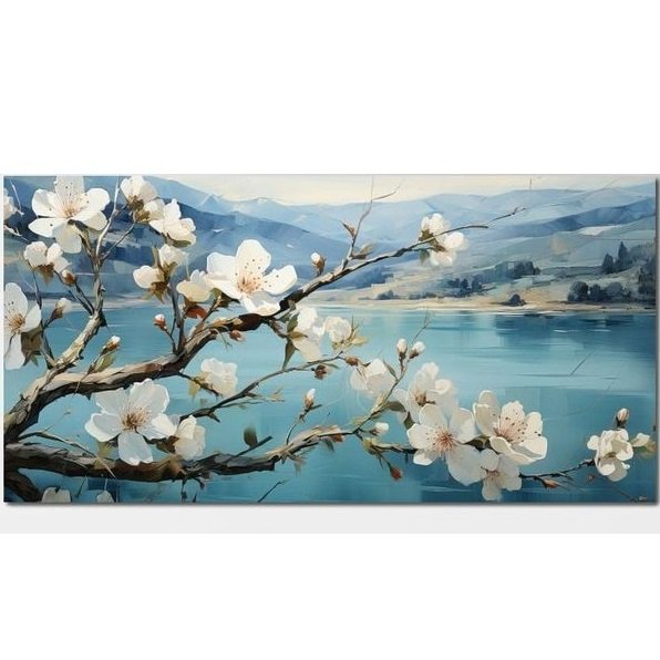 1711475280551 5d Diamond painting Boshra classic flowers round ab drill 40*70 لوحة الأزهار الكلاسيكيه رسم بالماس - الصورة 1