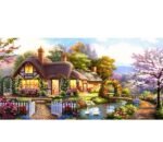 5d Diamond painting Secret House full round AB drill 60*110 لوحة بيت الأسرارالرسم بالماس