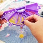 31 Boshra Purple Diamond Painting tools Kit مجموعة أدوات بشري البنفسجي للرسم بالماس