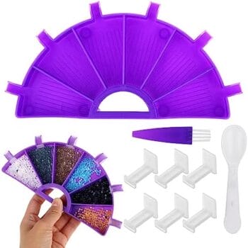 31 Boshra Purple Diamond Painting tools Kit مجموعة أدوات بشري البنفسجي للرسم بالماس
