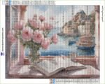 ⁦5d Diamond painting Boshra words of life full round drill 40*50 لوحة كلمات الحياة رسم بالماس⁩ - الصورة ⁦2⁩