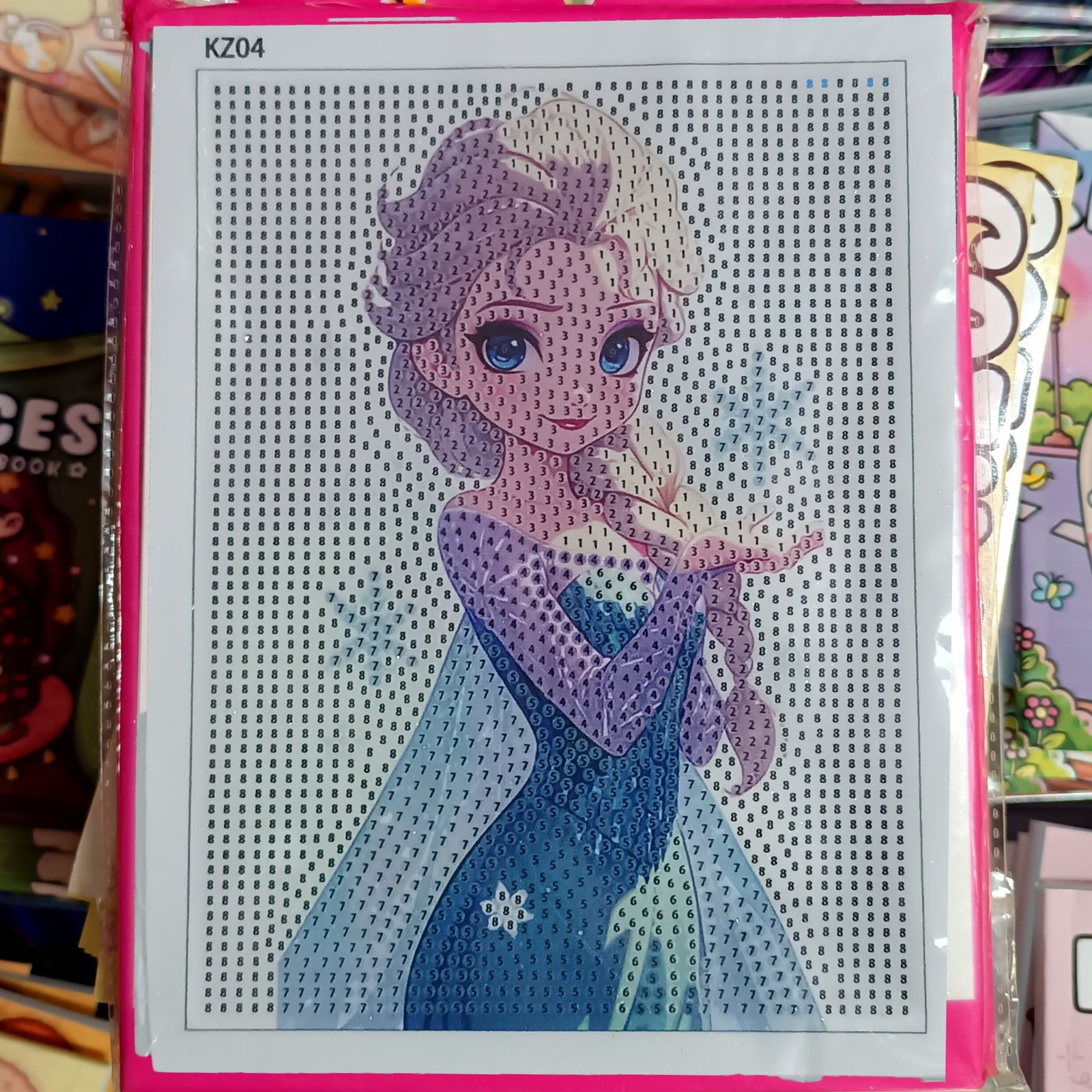1784370430122 5d Diamond Painting Egypt Frozen Round drill with frame17*22 لوحة ماسيه فروزن لوحات ماسية مع إيطار - الصورة 1