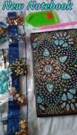 Diamond painting Cristal Mandella Notebook رسم بالماس نوت بوك مانديلا