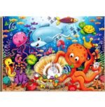 5d Diamond painting Boshra The secret sea full round ab drill 50*60لوحة البحر المدهش رسم بالماس