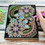 Diamond painting Cristal Mandella 3 Notebook  رسم بالماس نوت بوك مانديلا