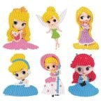 5d Diamond painting stickers princes 6 إستيكرات اميرات رسم بالماس