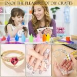 E 8000 Rhinestone Glue Clear Multi-Function Adhesive Super Glue with Cap & Precision Tip for Jewelry Repair, Small Hobby Models, Metal Stone Crafts, Fabric(110ML)لزق ايه 8000 للزق الماسات ولكل الاغراض ضد الماء