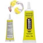 E 8000 Rhinestone Glue Clear Multi-Function Super Glue for Jewelry Repair, Small Hobby Models, Metal Stone Crafts, Fabric(110ML)لزق ايه 8000 للزق الماسات ولكل الاغراض ضد الماء