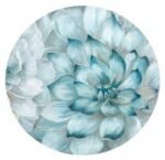 5d Diamond Painting Boshra classic flower full Round Drill 45*45 لوحة دائريه كلاسيكيه الرسم بالماس