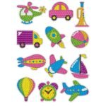 5d Diamond painting 12 stickers Carsإستيكرات سيارات رسم بالماس