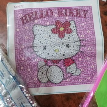diamond painting Kids Kiky crystal Full Drill 15*15 لوحة كيكي الرسم بالماس للأطفال دايموند كريستال