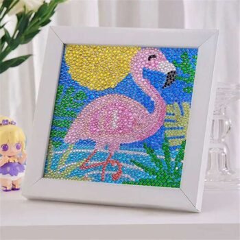 diamond painting Kids crystal Full Drill 15*15 لوحات الرسم بالماس للأطفال دايموند كريستال