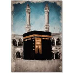 5d Diamond painting 2 Al-Aqsa Mosque and the Kaaba full round drill 30*40 لوحتين مسجد الاقصي و الكعبه رسم بالماس