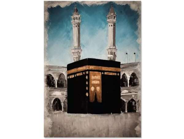 5d Diamond painting 2 Al-Aqsa Mosque and the Kaaba full round drill 30*40 لوحتين مسجد الاقصي و الكعبه رسم بالماس