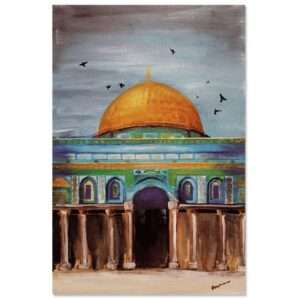 5d Diamond painting 2 Al-Aqsa Mosque and the Kaaba full round drill 30*40 لوحتين مسجد الاقصي و الكعبه رسم بالماس