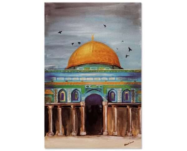 5d Diamond painting 2 Al-Aqsa Mosque and the Kaaba full round drill 30*40 لوحتين مسجد الاقصي و الكعبه رسم بالماس