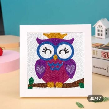 diamond painting Kids Awl crystal Full Drill 15*15 لوحة البومه الرسم بالماس للأطفال دايموند كريستال