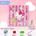 5d Diamond Painting rabbit & baby round drill 20*20 لوحة الارنب والبيبي لوحات ماسية مشدوده علي ايطار