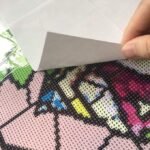 Diamond painting 4 release paper size 17*23 اربعة ورق ريليز متعدد الأستخدامات