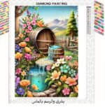 5d Diamond Painting Egypt Lavender butterfly full round  ab drill 35*45 لوحة الفراشات البنفسجي رسم بالماس