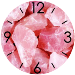 5d Diamond Painting Boshra Pure rock clock full round drill 45*45ساعة دائريه الاحجار الكريمه الرسم بالماس