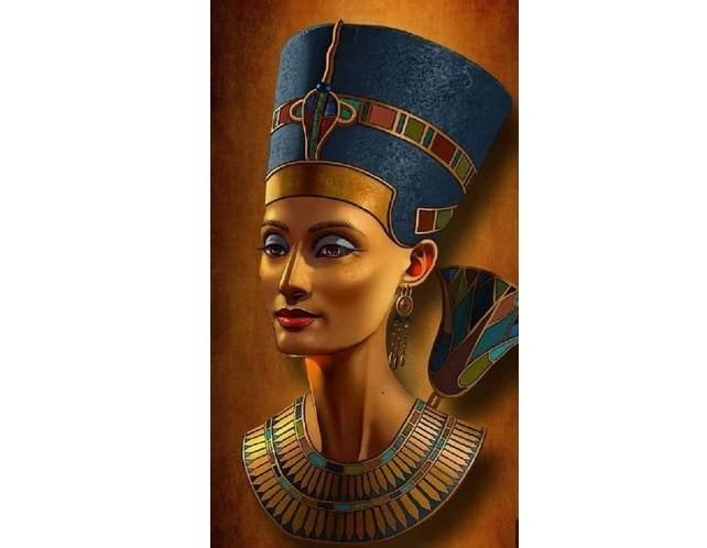 345584869_213034878188642_7358633457174129126_n 5d Diamond painting Nefer full ab round 40*60 لوحةنفرتيتي رسم بالماس - الصورة 1